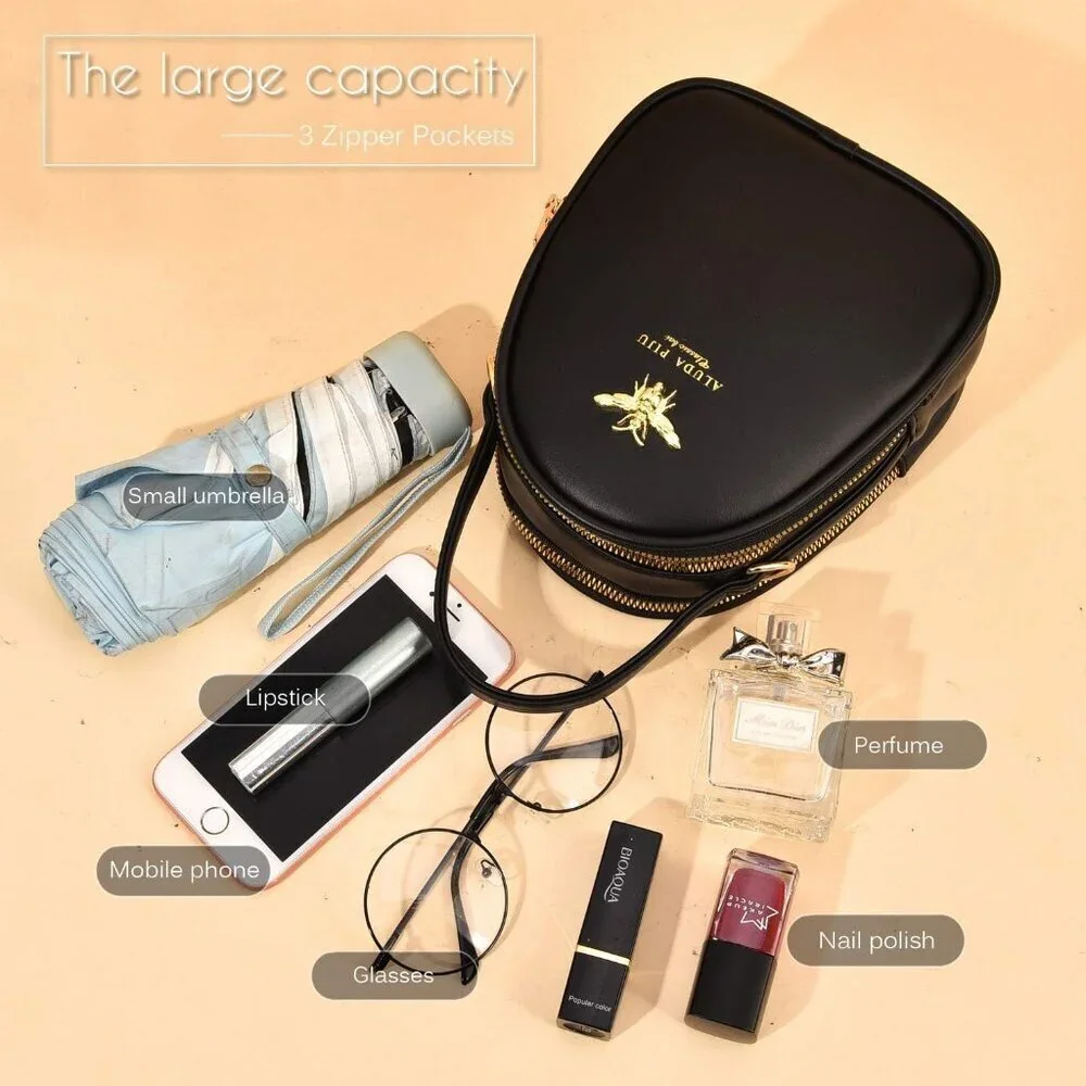 Small Crossbody Bag Faux Leather Women Shoulder Purse Handbag Wallet